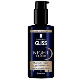 Gliss Night Elixir Overnight Repair kuracja do włosów mocno zniszczonych i suchych 100ml