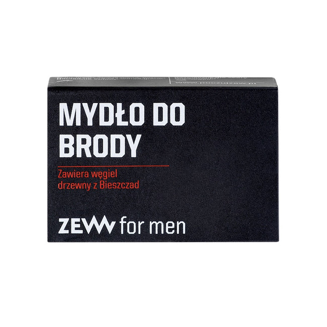 Zew For Men Broda na Sztorc zestaw mydło do brody 85ml + balsam do brody 80ml + roller do włosów i brody