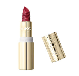 KIKO Milano Gold Reflections Gleam & Care Lipstick SPF30 kremowa odżywcza pomadka do ust 08 Seductive Cherry 3.5g