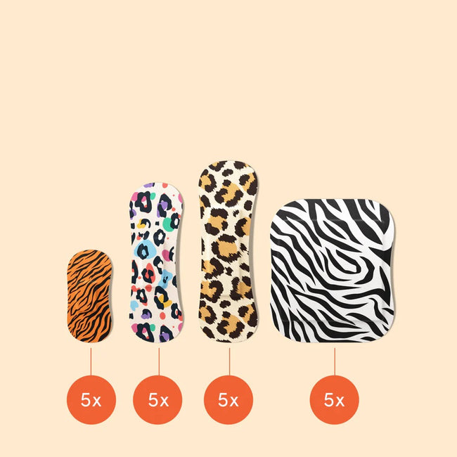 Wild Stripes Classic Sensitive plastry klasyczne Animal 20szt.