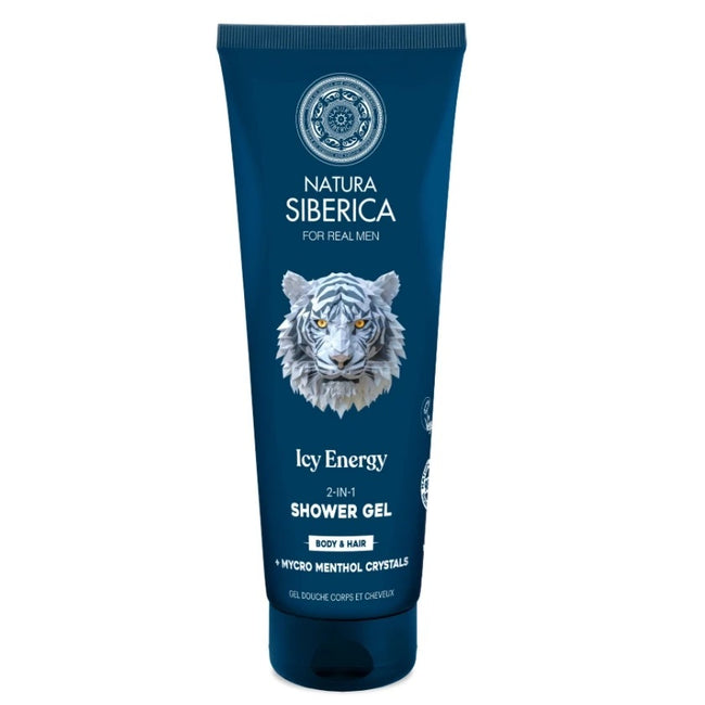 Natura Siberica For Real Men żel pod prysznic 2w1 do ciała i włosów Icy Energy 200ml