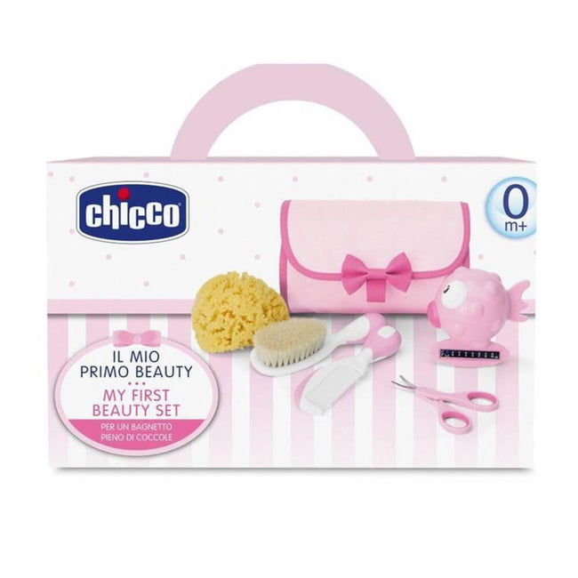 Chicco My First Beauty zestaw akcesoriów do higieny i kąpieli 0m+ Różowy