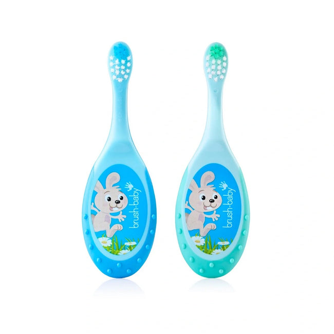 Brush-Baby FlossBrush szczoteczka do zębów dla dzieci 0-3 lat 2szt