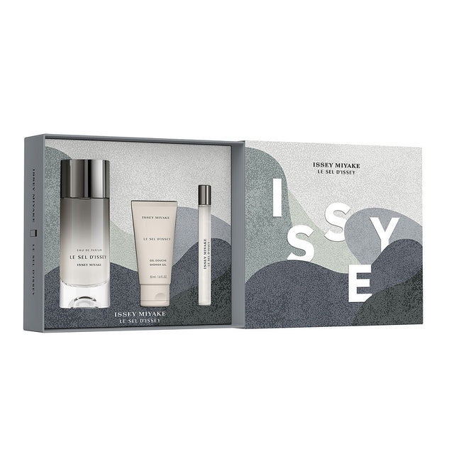 Issey Miyake Le Sel D'Issey zestaw woda perfumowana spray 100ml + żel pod prysznic 50ml + woda perfumowana spray 10ml