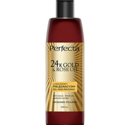 Perfecta 24K Gold & Rose Oil luksusowy pielęgnacyjny żel pod prysznic Miodowe Otulenie 400ml