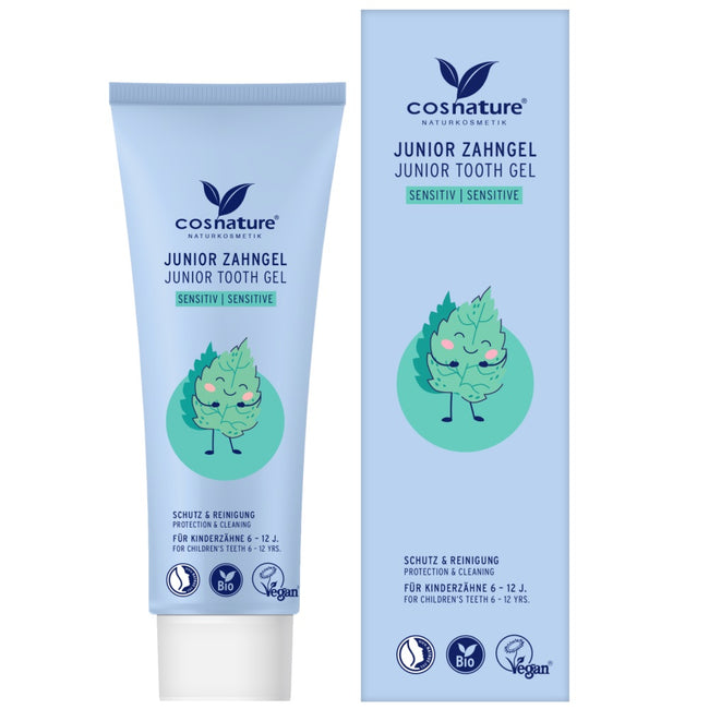 Cosnature Junior Tooth Gel żel do wrażliwych zębów dla dzieci z rumiankiem i miętą 75ml