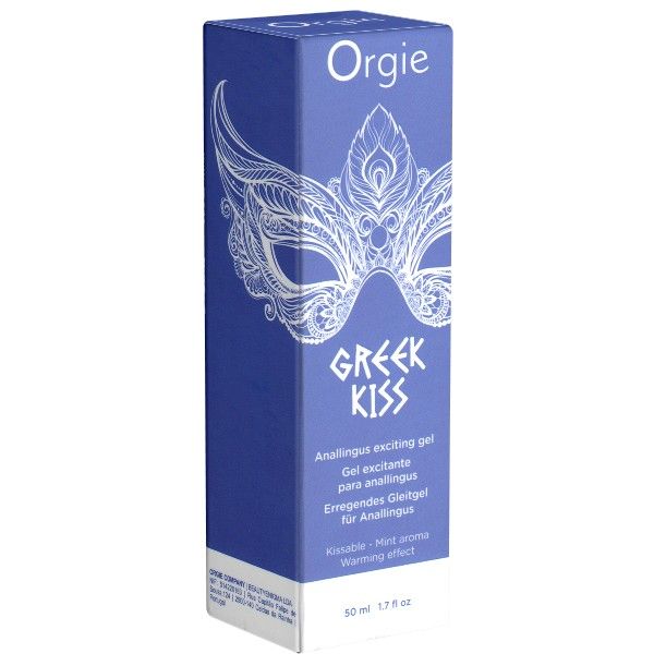 Orgie Greek Kiss żel do stymulacji analnej z efektem rozgrzewającym Miętowy 50ml
