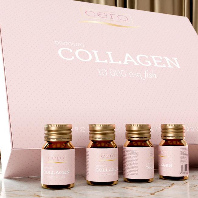Cero Premium Collagen 10 000 mg fish suplement diety w formie shotów 30x30ml