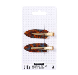 Sister Young Lily klipsy do włosów do makijażu Blue Coffee 2szt