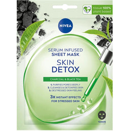 Nivea Skin Detox maska w płachcie z serum detoksykującym
