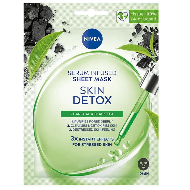 Nivea Skin Detox maska w płachcie z serum detoksykującym