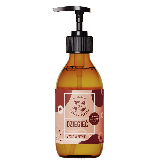 Mydlarnia Cztery Szpaki Naturalne mydło w płynie Dziegieć 300ml