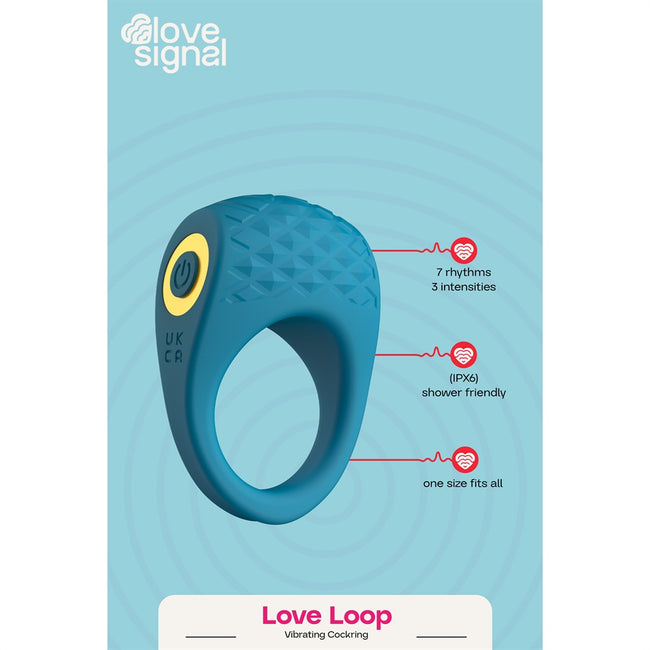 Dream Toys Love Loop wibrujący pierścień erekcyjny