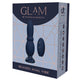 Dream Toys Glam Beaded Anal Vibe wibrujący korek analny z pilotem Granatowy