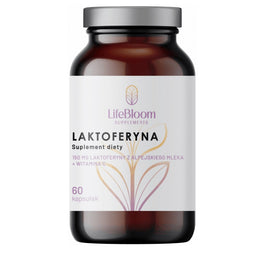 LifeBloom Laktoferyna 150mg suplement diety 60 kapsułek