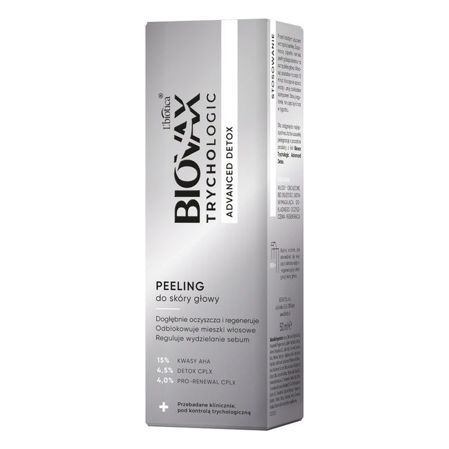 BIOVAX Trychologic Advanced Detox peeling do skóry głowy 50ml