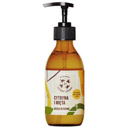 Mydlarnia Cztery Szpaki Naturalne mydło w płynie Cytryna i Mięta 300ml