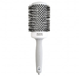 Olivia Garden Expert Blowout Shine szczotka do modelowania i suszenia włosów White/Grey 55mm
