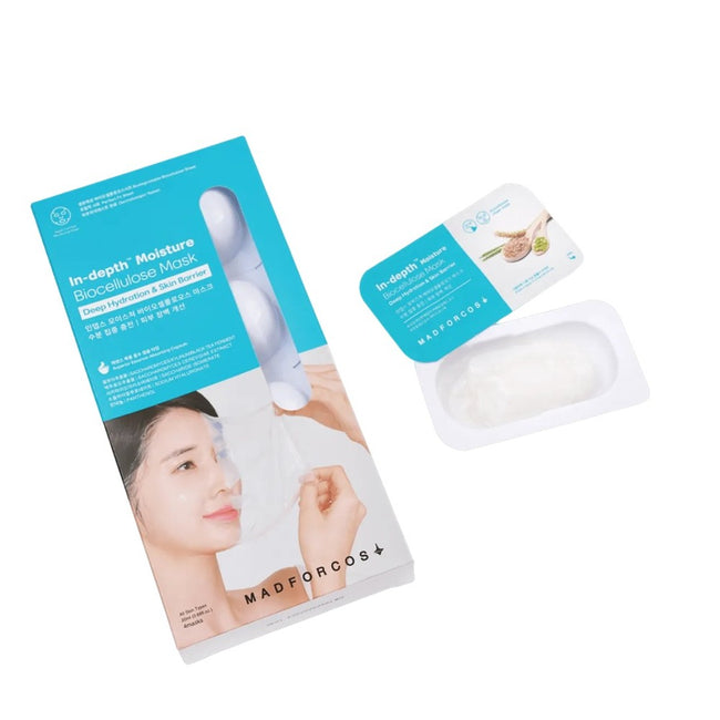 Madforcos In-Depth Moisture Biocellulose Mask nawilżająca maska do twarzy 4x20ml