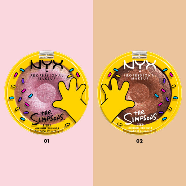 NYX Professional MakeUp Homer Simpson Donut rozświetlacz do twarzy 7.1g