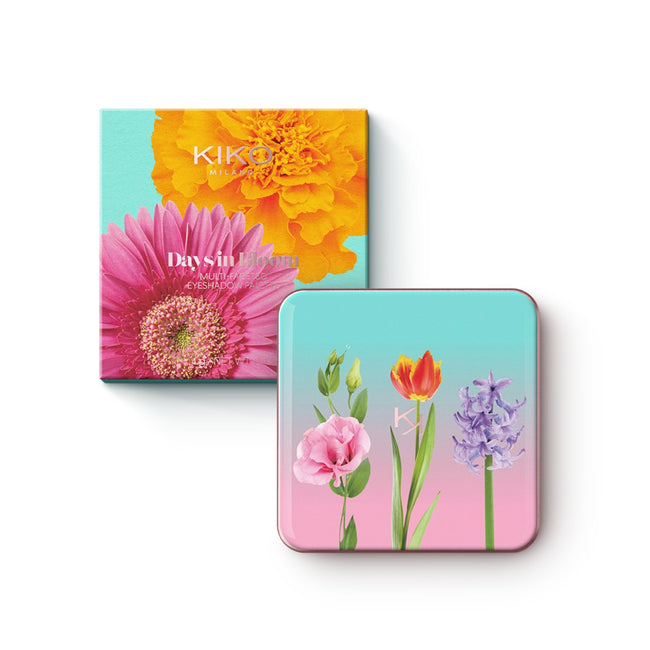 KIKO Milano Days In Bloom Multi-Faceted Eyeshadow Palette paleta cieni do powiek o różnych wykończeniach