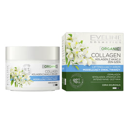 Eveline Cosmetics Organic Collagen liftingujący krem modelujący owal twarzy 50ml