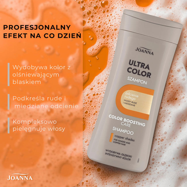 Joanna Ultra Color szampon odcienie rudego 200ml