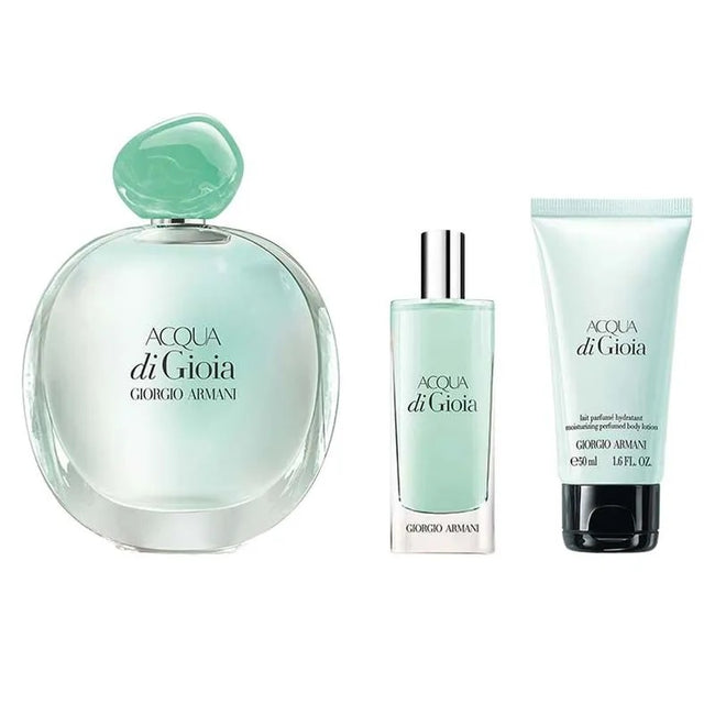 Giorgio Armani Acqua di Gio zestaw woda perfumowana spray 100ml + balsam do ciała 50ml + woda perfumowana spray 15ml
