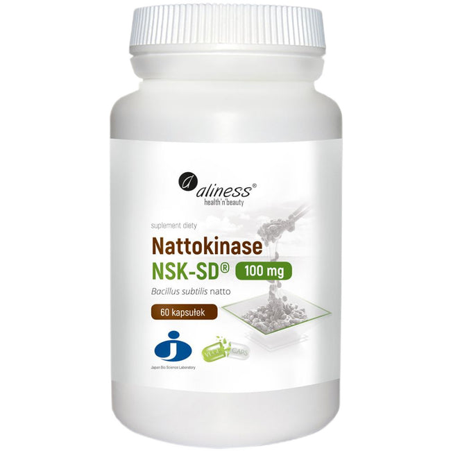 Aliness Nattokinase NSK-SD® 100 mg suplement diety 60 kapsułek