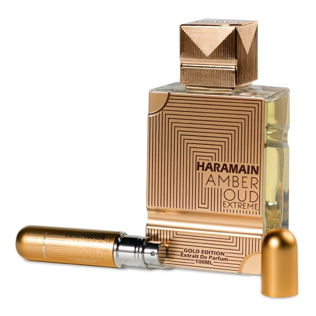 Al Haramain Amber Oud Gold Edition Extreme ekstrakt perfum 100ml + atomizer do napełniania 10ml