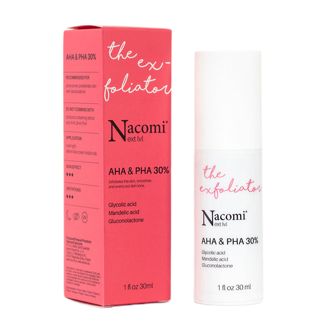 Nacomi Next Level peeling kwasowy AHA i PHA 30% 30ml