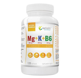 WISH Pharmaceutical Magnez + Potas + Witamina B6 Forte suplement diety 120 kapsułek