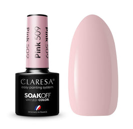 Claresa Soak Off UV/LED Pink lakier hybrydowy 509 5g