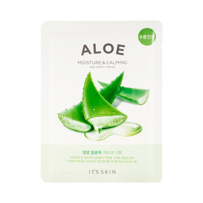 It's Skin The Fresh Aloe Mask Sheet zestaw maseczek w płachcie z wyciągiem z aloesu 5x20g