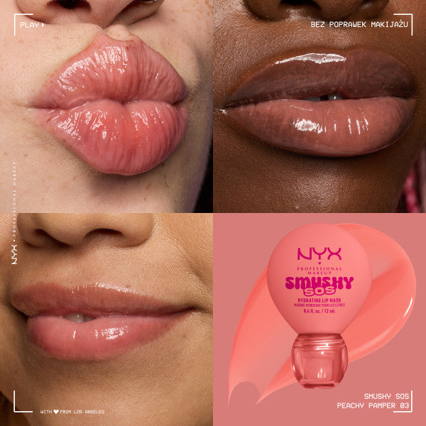 NYX Professional MakeUp Smushy SOS nawilżająca maska do ust 12ml