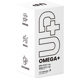 UP Health Pharma Omega+ suplement diety 120 kapsułek