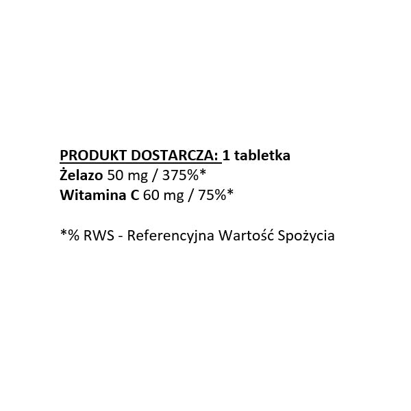 Möller's Żelazo + Witamina C suplement diety 90 tabletek