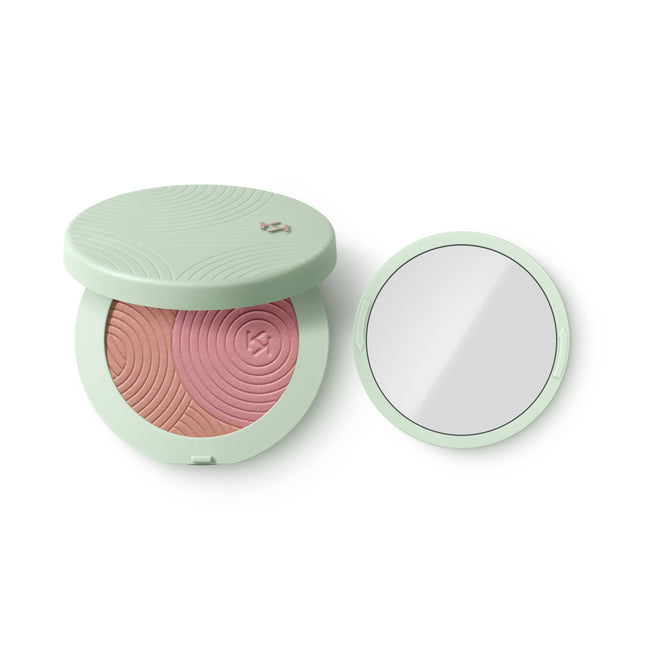 KIKO Milano Kind by KIKO Silky Touch Powder Duo Blush podwójny róż do policzków w pudrze
