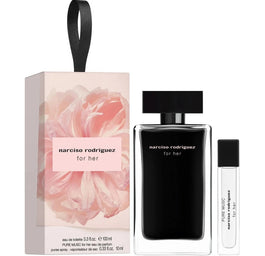 Narciso Rodriguez Zestaw For Her woda toaletowa spray 100ml + Pure Musk woda perfumowana spray 10ml