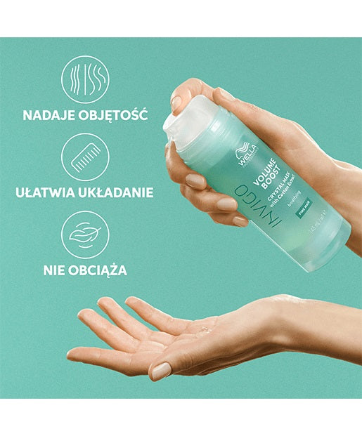 Wella Professionals Invigo Volume Boost Crystal Mask krystaliczna maska dodająca włosom objętości 145ml