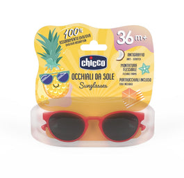 Chicco Okulary przeciwsłoneczne z filtrem UV dla dzieci 36m+ Czerwone