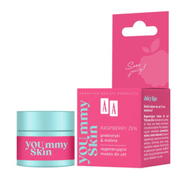 AA YOU.mmy Skin Raspberry Zen regenerująca maska do ust 10g