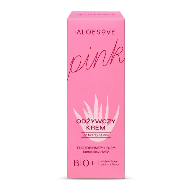 ALOESOVE Pink odżywczy krem do twarzy na noc 50ml