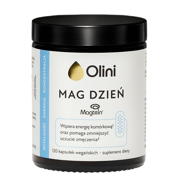 Olini Mag Dzień suplement diety 120 kapsułek wegańskich