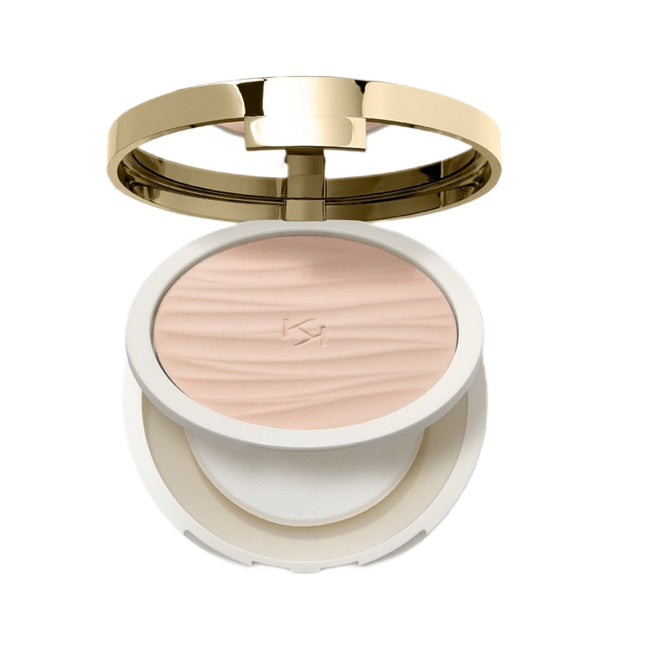 KIKO Milano Gold Reflections Summerproof Powder Foundation SPF50 matujący podkład w pudrze 01 Ivory 9g