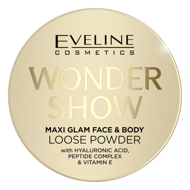 Eveline Cosmetics Wonder Show rozświetlający puder sypki do twarzy i ciała 6g