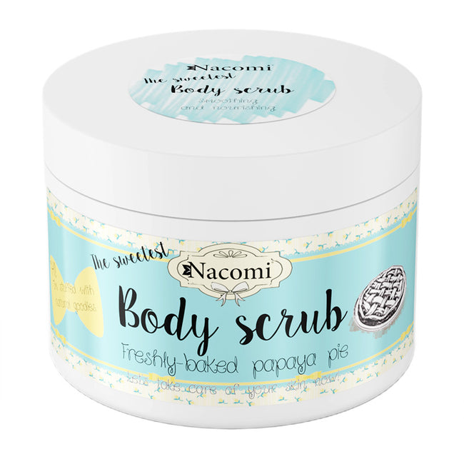 Nacomi Cukrowy peeling do ciała świeże ciasto z papają 200g