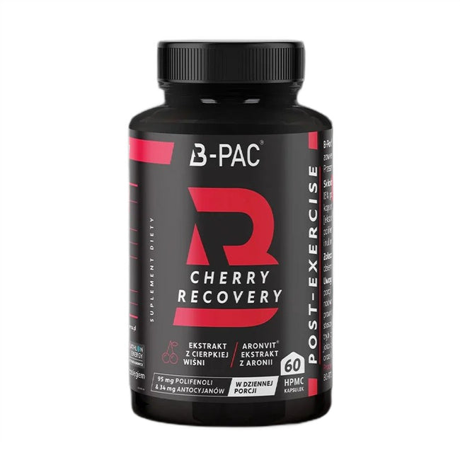 AronPharma B-PAC Cherry Recovery suplement diety 60 kapsułek