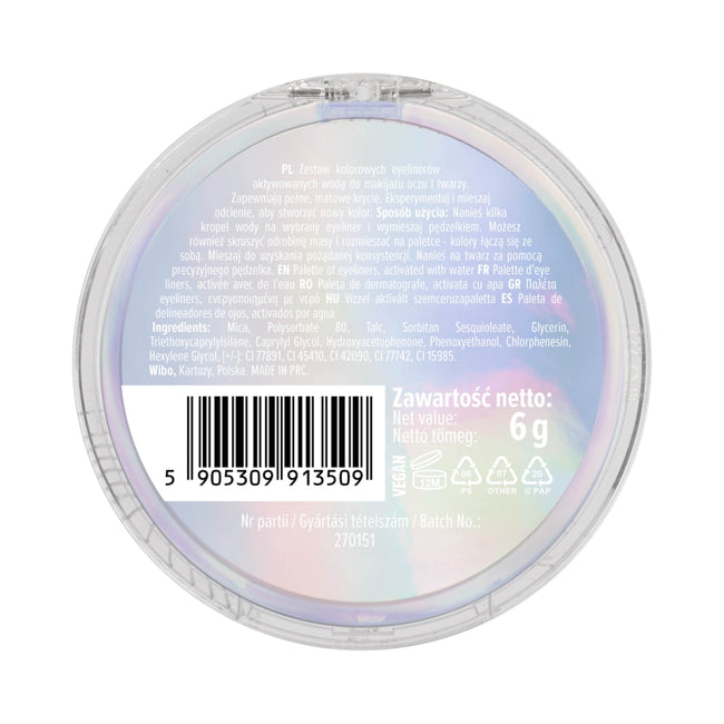 Wibo Over the Rainbow Water Liners zestaw kolorowych eyelinerów 6g
