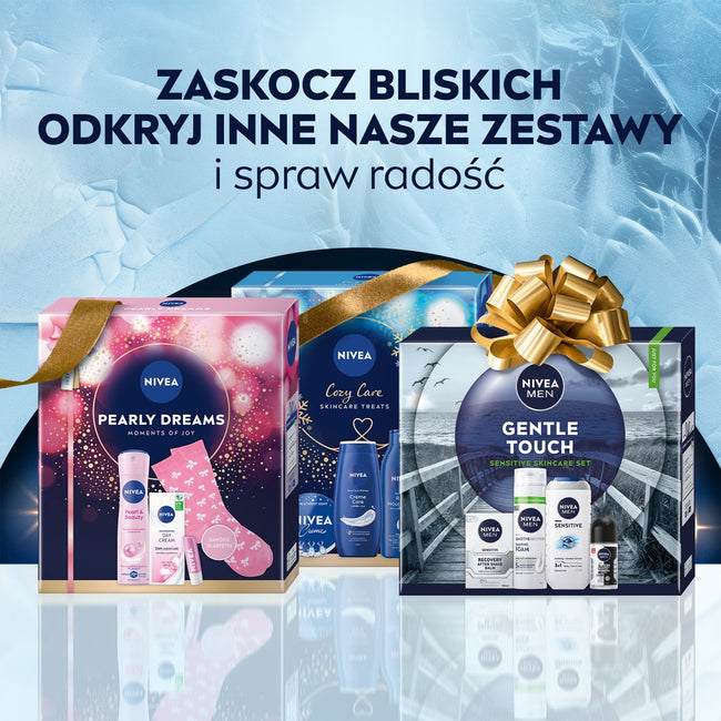 Nivea Men Gentle Touch zestaw pianka do golenia 200ml + balsam po goleniu 100ml + żel pod prysznic 3w1 250ml + antyperspirant roll-on 50ml